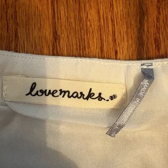 LOVEMARKS Sequin Aztec Mini Skirt Blue/Gold Size L NWT - Picture 2 of 3